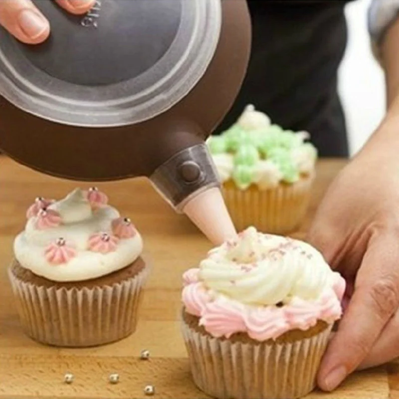 1 комплект коричневого цвета для выпечки торта инструменты Кондитерские наконечники DIY десерт, выпечка Инструменты для тортов кондитерские изделия для украшения набор