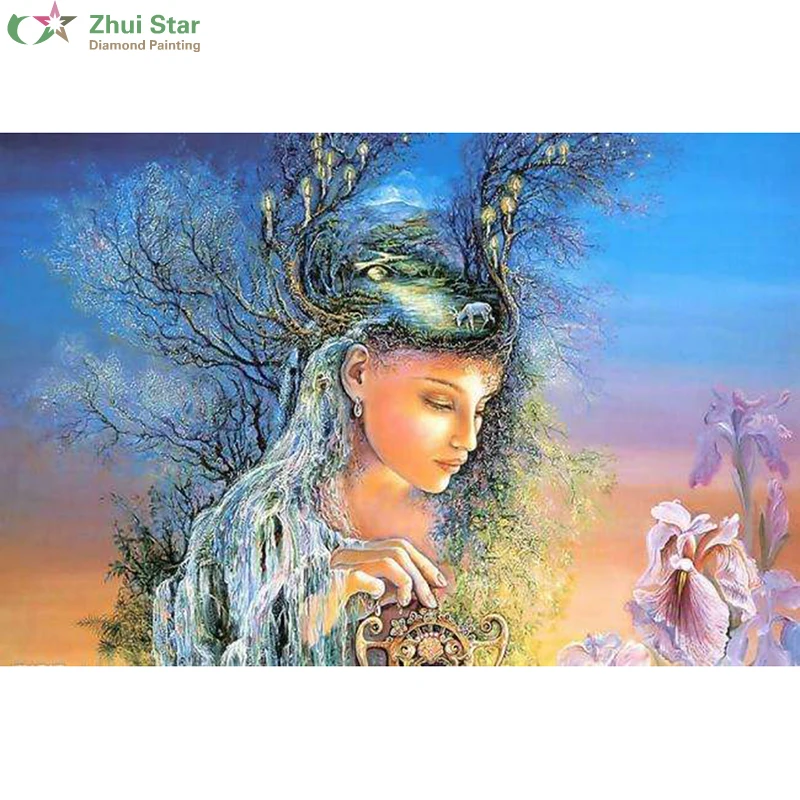 

2017 diy diamond painting cross stitch "Magic world" diamond embroidery full round diamond mosaic mosaic embroidery