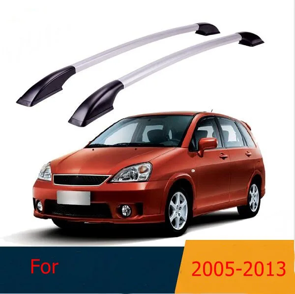 صناديق الجانب القضبان قضبان سقف رف الأمتعة الناقل مجموعة ل سوزوكي ليانا 2005-2013 2006 2007 2008 2009 2010 2011 2012