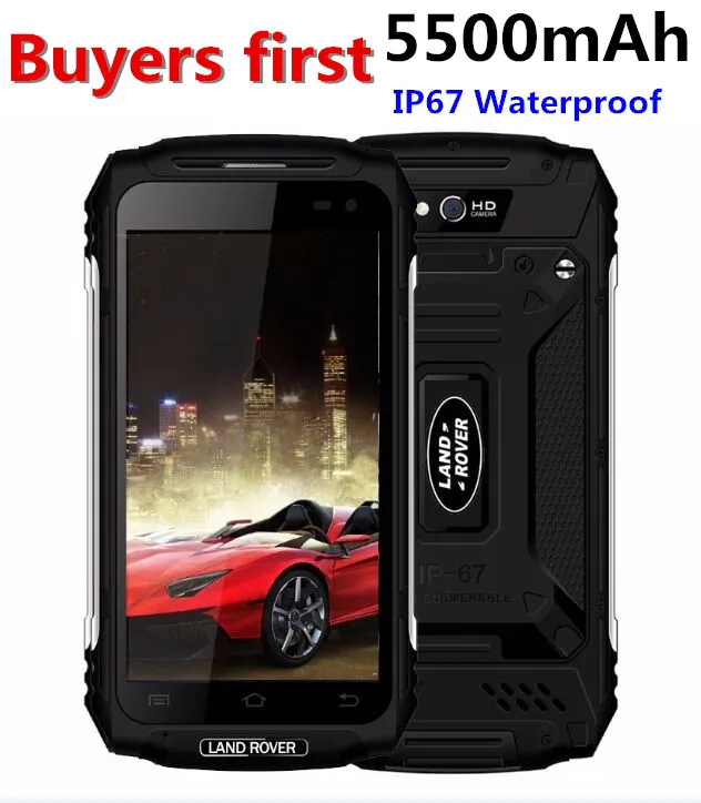 Land Rover X2 IP67 водонепроницаемый пыленепроницаемый смартфон с 5 дюймовым дисплеем