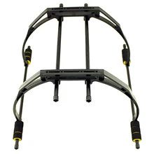 F450 F550 Frame Landing Gear Landing Skid Fpv Aerial Photography Gimbal Damping Tall Foot Stool-Black 2pcs tall landing skid extended landing gear