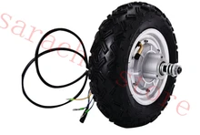 10″ 800W 24V electric brushless non-gear hub motor, disc brake electric scooter motor , electric skateboard motor