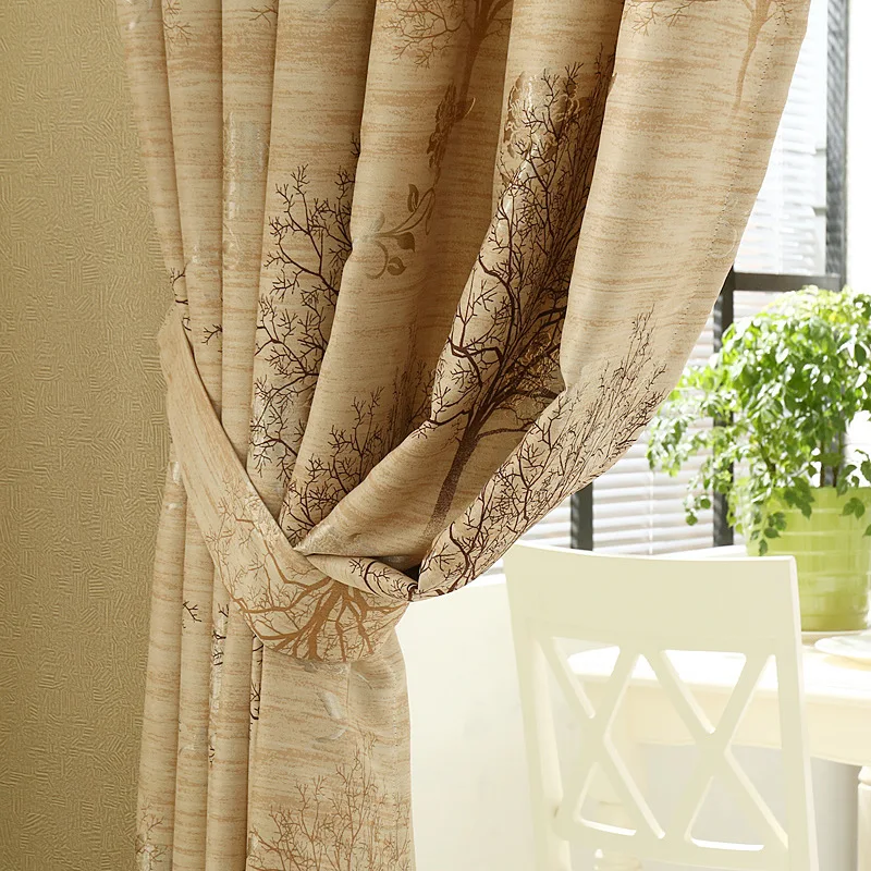 Modern Luxury Printed Curtain For Living Room Bedroom Kitchen Decoration Modern Blackout Home Decorative Curtains Drapes