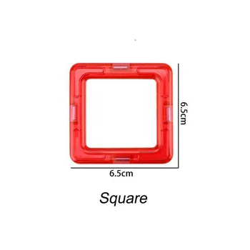 

Magnetic Blocks Square Graphics Children Toy Enlighten Bricks Magnetic Designer DIY Blocks Sheet for Kids