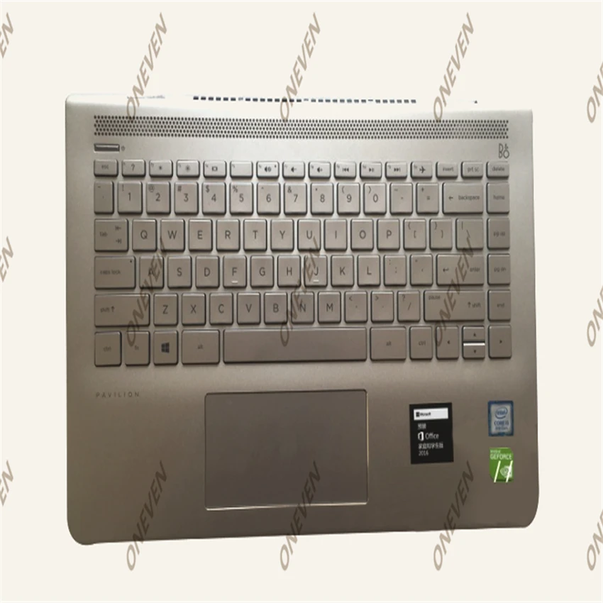 NEW FOR HP TOP COVER PALMREST WITH KEYBOARD B/L 14-BF 14-BF040WM 933313-001