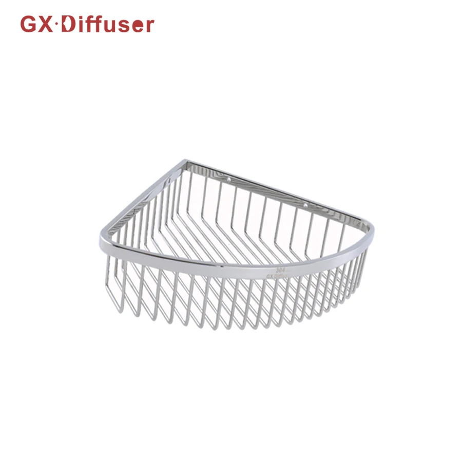 Wall Corner Shelf Bathtub Tray Metal Shelves Bath Rack Stainless Steel