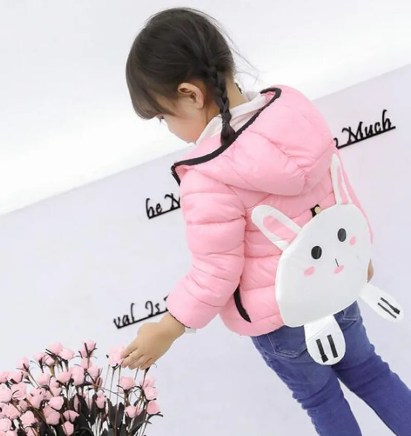 CROAL CHERIE Frog Children Jackets Boys Girls Winter Coat Foldable Bag Baby Winter Coat Kids Warm Outerwear Hooded Snowsuit   (2)