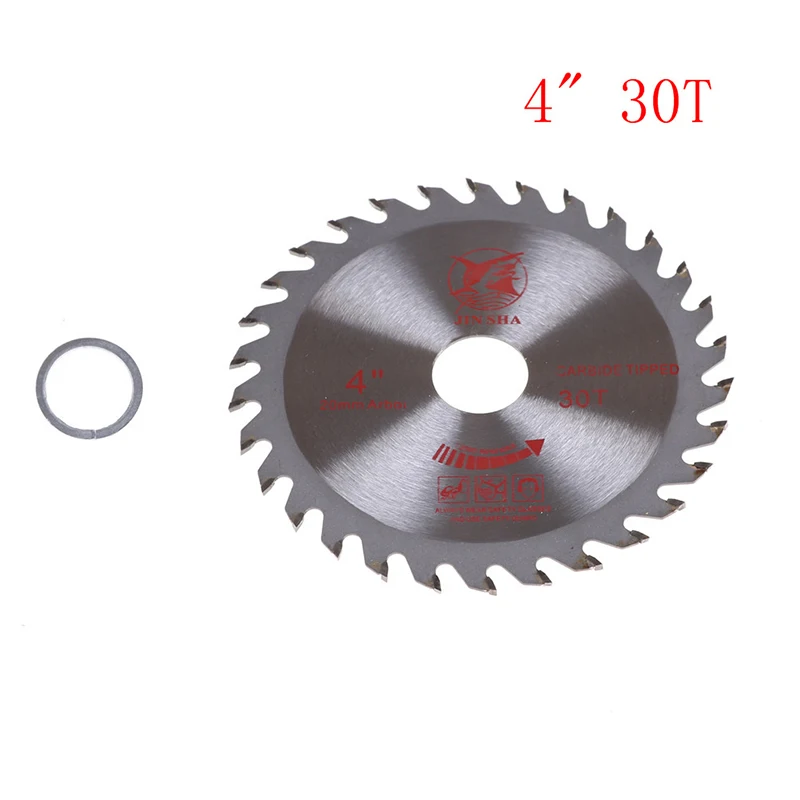 Сплав стали циркулярная Пила Лезвия 30 зубьев колеса диски для резки дерева алюминиевая железная пластина электроинструменты 4 ''/110 мм