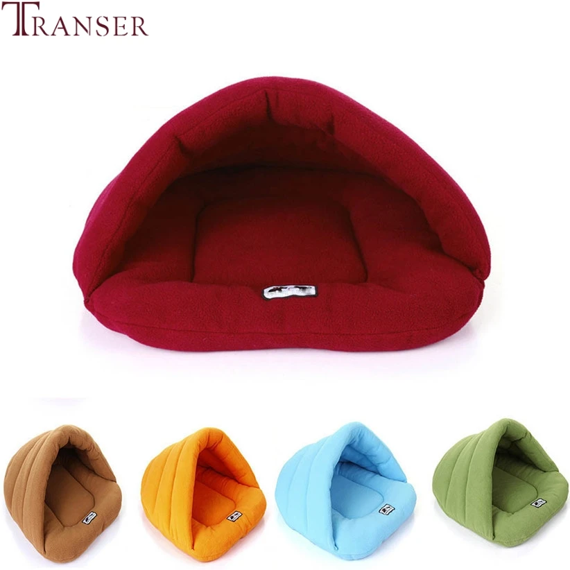 

Transer Dog Bed Brand New Winter Warm Soft Fleece Cat Small Dog Mat Cave House Sleeping Bag Kennel cama perro 71228