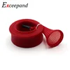 Exceepand 3 Pieces Red Casting Fishing Rod Sleeves 30 mm Width Fishing Rod Cover Pole Socks Jacket ► Photo 2/6