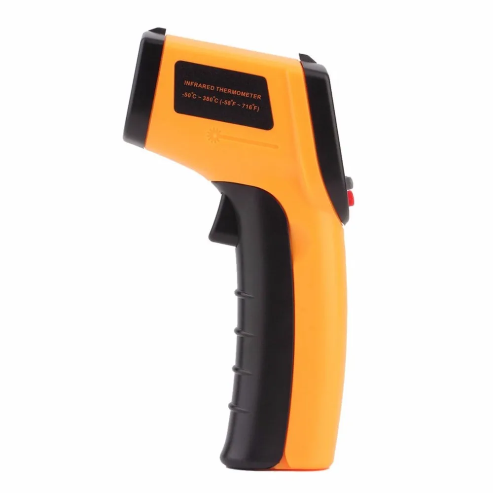 1Pcs GM320 Non-Contact Laser LCD Display IR Infrared Digital C/F Selection Surface Temperature Thermometer For Industry Home Us