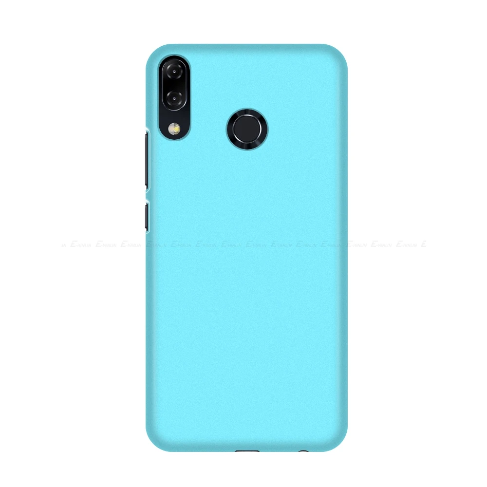 Жесткий матовый чехол для телефона ультра тонкий Пластик задняя крышка для Asus ZenFone 5Z 5Q 5 Lite селфи 6 ZS630KL ZS620KL ZC600KL ZE620KL - Цвет: Небесно-голубой