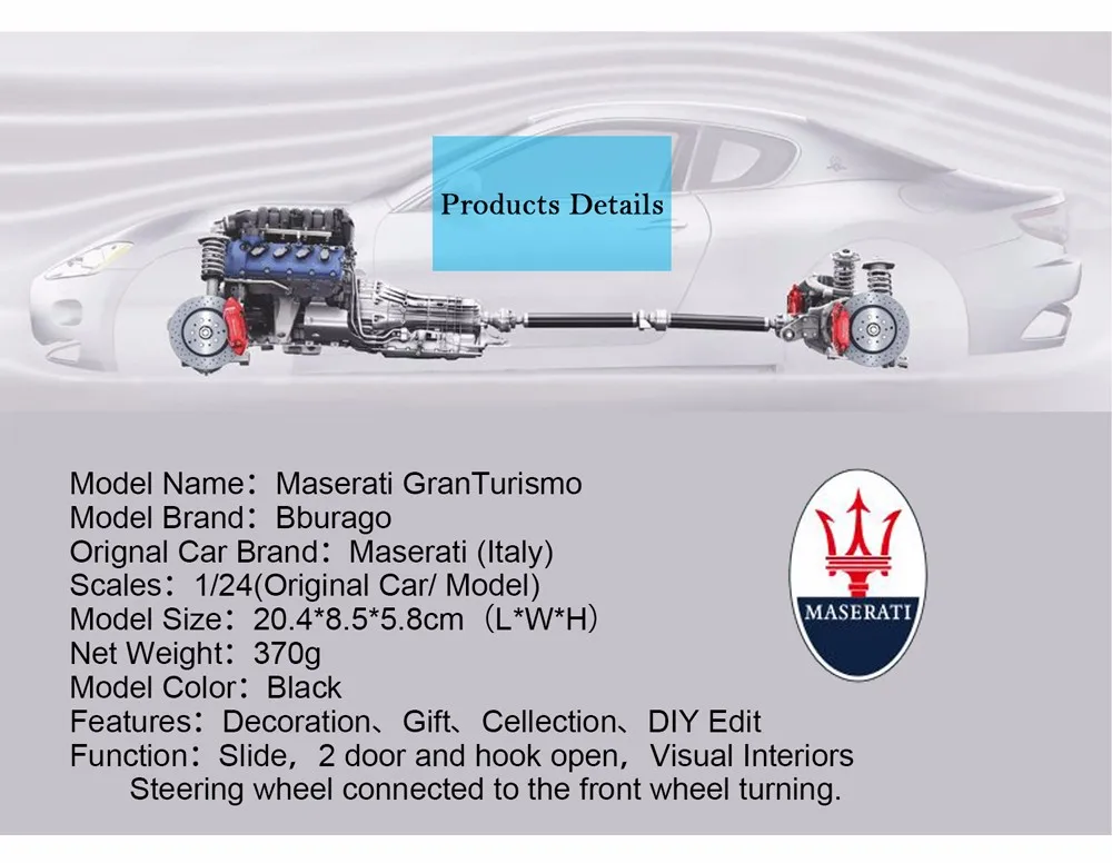 Maserati-Gran-Turism-Diecasts-Model-12