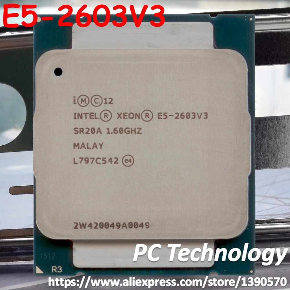 Intel Server CPU Xeon E5-2603V3 LGA2011-3 1.6G BX80644E52603V3 並行輸入品 