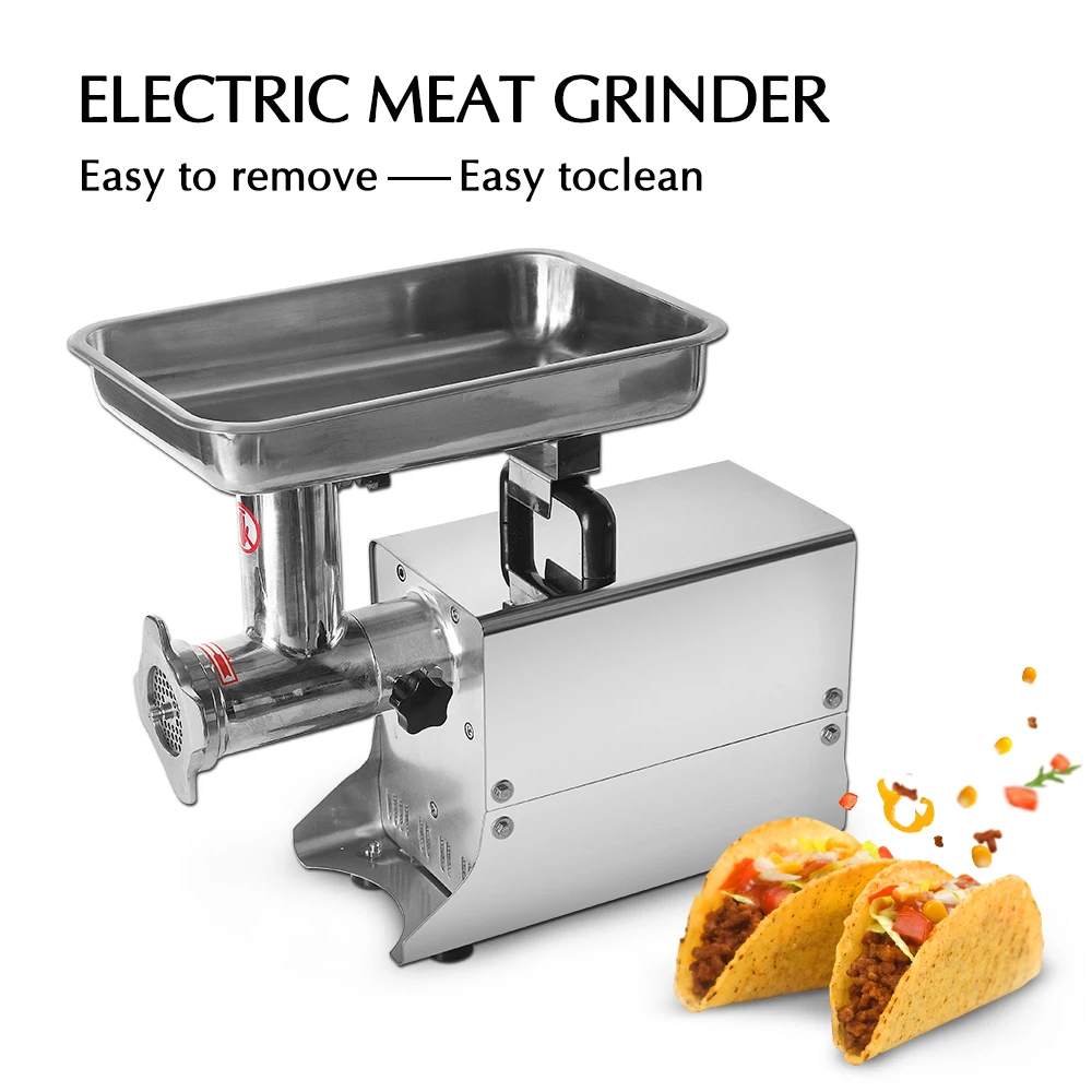 GZZT Commercial Meat Grinder Multifunctional Stainless Steel Electric Meat Mincer Food Chopper Sausage Filling Machine 80kgs/h