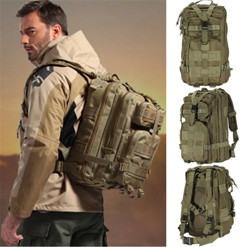 30L военный тактический рюкзак, рюкзак, регулируемый, для путешествий, кемпинга, треккинга, камуфляжная сумка, для улицы, спортивная сумка, армейская сумка