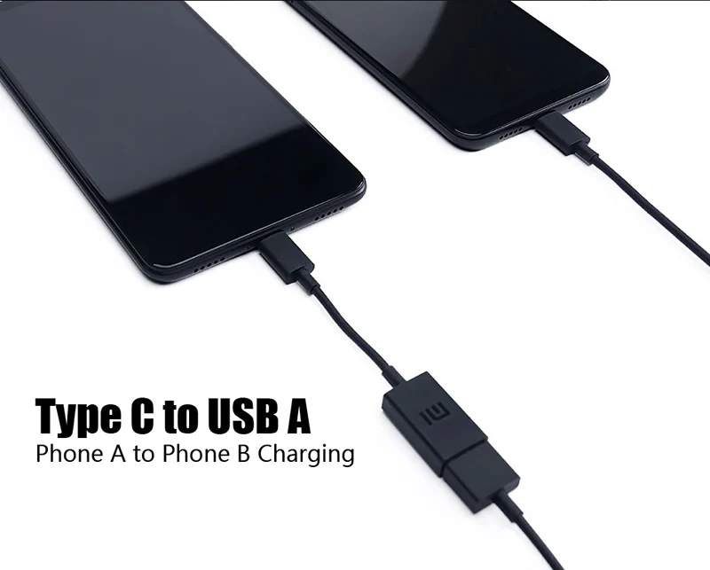 Оригинальный Кабель адаптер xiaomi typc c OTG usb конвертер для mi 9 9T 8 black shark 2 mix 3 2s 1 poco f1 redmi