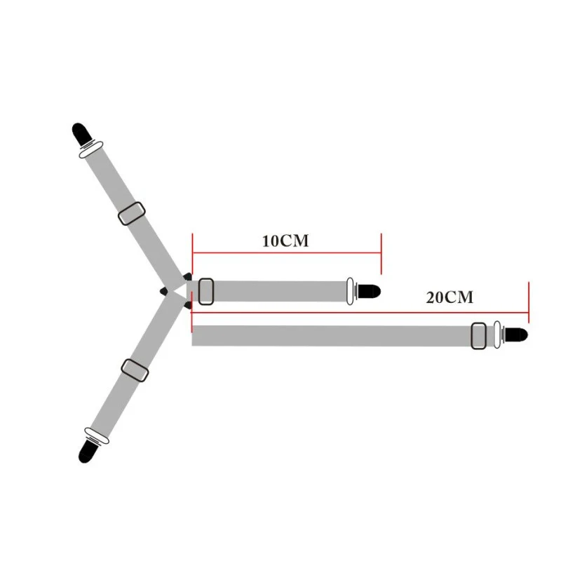 1 шт. застежки для простыни регулируемые подтяжки крест-накрест ремешок ремни крест-накрест ткань металлический зажим ремень Слинг зажим для листов крепежные зажимы