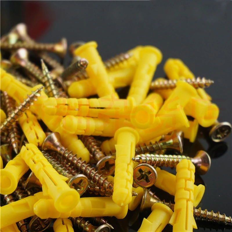 Plastic Expansion Tube Expansion Seth Anchor Bolt Wall Plug Bolts Screw