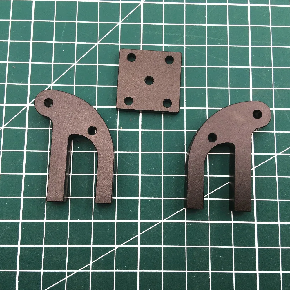 Запчасти для 3D-принтера черный анодированный алюминий Anet A8 y axis натяжитель