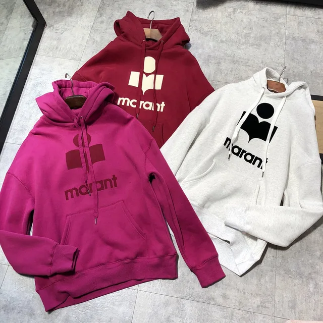 

2019 Women Oversized Lounge-ready Style Hooded Cotton Sweatshirt Hoodie With Dropped Shoulders & Front Logo & Kangaroo Pockets