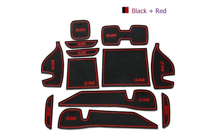 

For Suzuki SX4 Car Mat/Pad Gate Slot Rubber Non-Slip Car Accessories 2007-2013 LHD Free Shipping 3Colors 12PCS