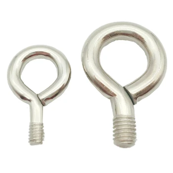 

10pcs/lot M3 M4 M5 M6 M8 M10 Lifting Bolt Eye Hook Bolt Steel Lifting Parts Accessory with Male Threaded Closed Hook Hanging Mag
