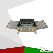 EB-W09 Stainless steel Rotary Charcoal BBQ With Motor/ Portable Charcoal grill Quick easy