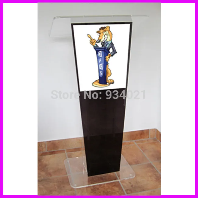 Slanted Top Modern Acrylic Lectern Podium Pulpit free shipping plexiglass