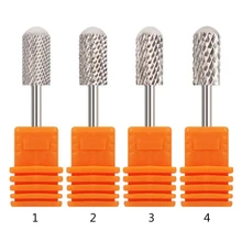 4 размера карбид-вольфрамовый ногти сверло Профессиональный маникюр инструмент аксессуар для электрического маникюра для удаление геля лак