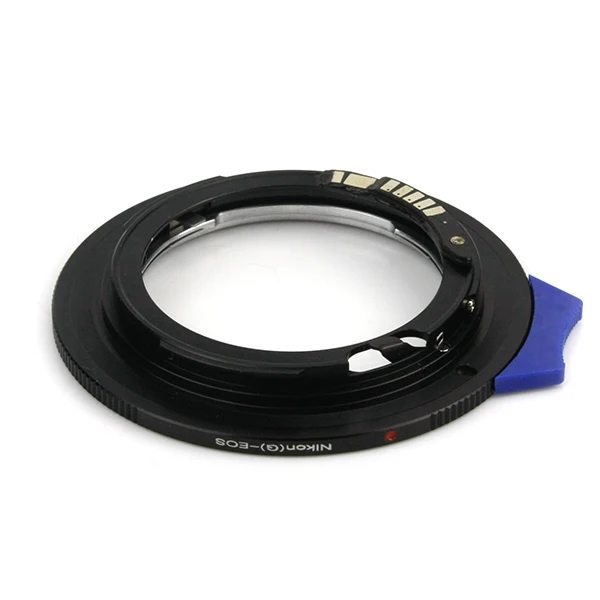 Pixco EMF AF Confirm Adapter Suit For Nikon F Mount G Lens to Canon (D)SLR Camera 7D Mark II 5D Mark III 5D Mark II 5D 7D 70D