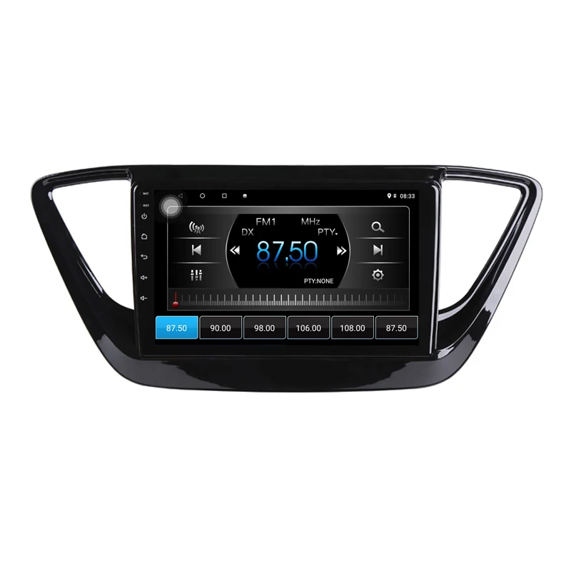 Perfect 9" 4G RAM 8 cores Android Car DVD GPS Navigation For Hyundai Verna Solaris 2017 2018 2019 audio stereo car radio bluetooth wifi 4