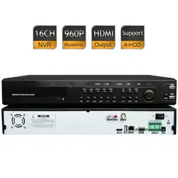 16ch 960 P 720 P 1.5u 9CH 1080 P NVR в реальном времени Запись 4 sata HDMI облако