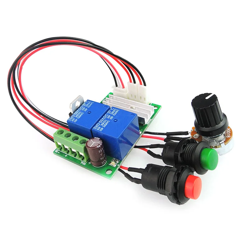 PWM DC motor governor electric push rod controller module 6V12V24V positive and reverse switch | Обустройство дома