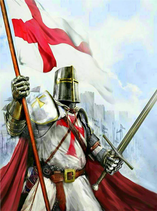 5D DIY Mosaic Diamond Painting Sword Knight Diamond Embroidery