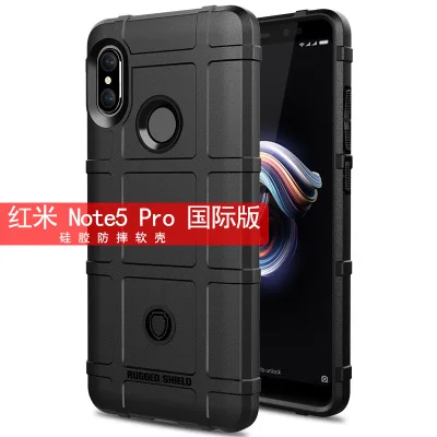

For Xiaomi Redmi Note 5 Pro Case Soft Silicone rugged shield shockproof Armor Protective Back Cover for xiaomi redmi note 5pro