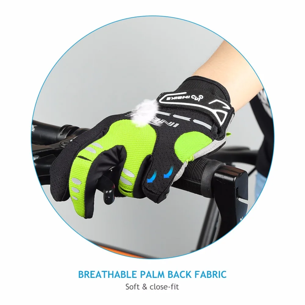 INBIKE перчатки для велоспорта, перчатки для спорта на открытом воздухе, перчатки для горного велосипеда, велосипедные перчатки для мужчин и женщин, Перчатки для фитнеса 206