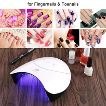 36 Вт сушилка для маникюра, ABS светодиодный УФ-гель для ногтей с 12 лампами, Гель-лак для ногтей, отверждение, умная фототерапия, Сушилка для ногтей