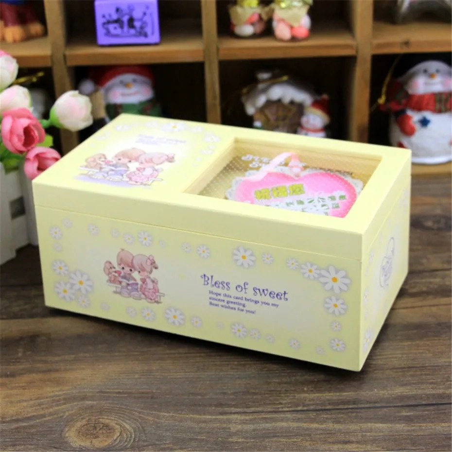 Creative Rotating Girl Music Box jewelry Box Gift Home Decoration Birthday Children's Day Daughter Christmas Valentine Gift (1)