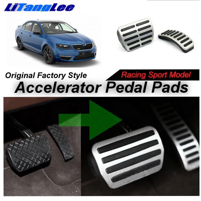 For Skoda Octavia 5E MK3 2012~2018 AT Original Factory Foot Pedal Throttel Cover