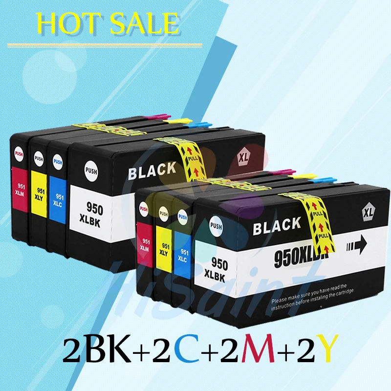 2 sets Compatible for hp 63XL 63 xl ink cartridge replacement for DESKJET 3630 3632 Officejet