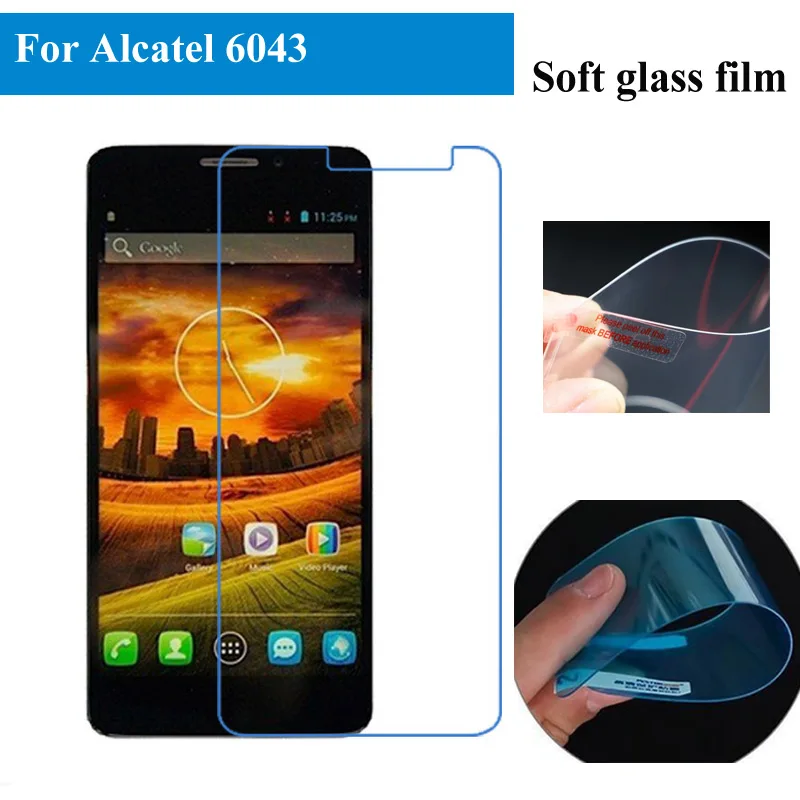 

For Alcatel One Touch Idol X+ X Plus 5" OT6043 6043 Screen Protector Soft Nano Explosion proof Protective 6043Film Guard