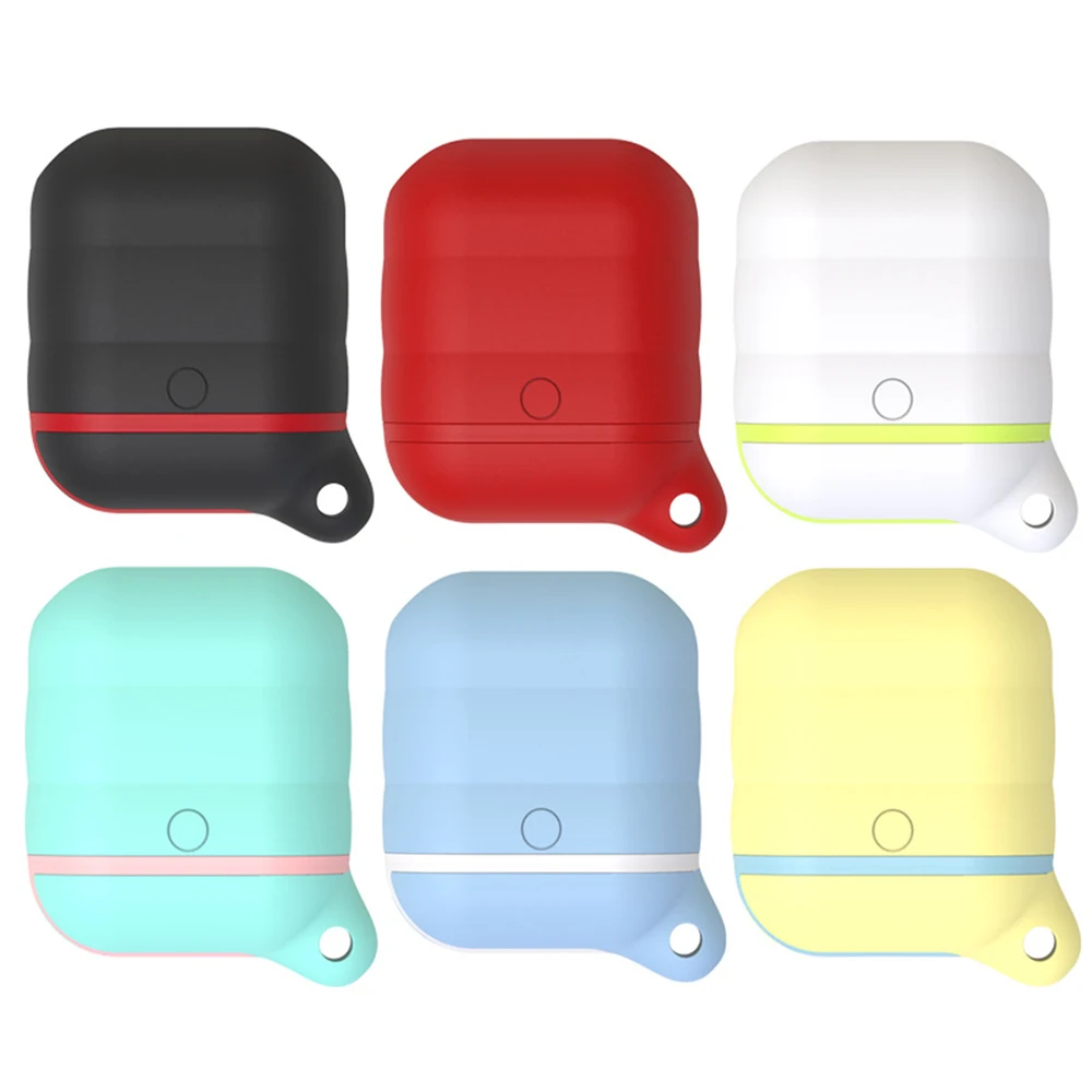 

Waterproof Earphone Case For Airpods Shockproof Protective Cover Headset Cases For AirPods Case Cute Lovely TPU Silicone