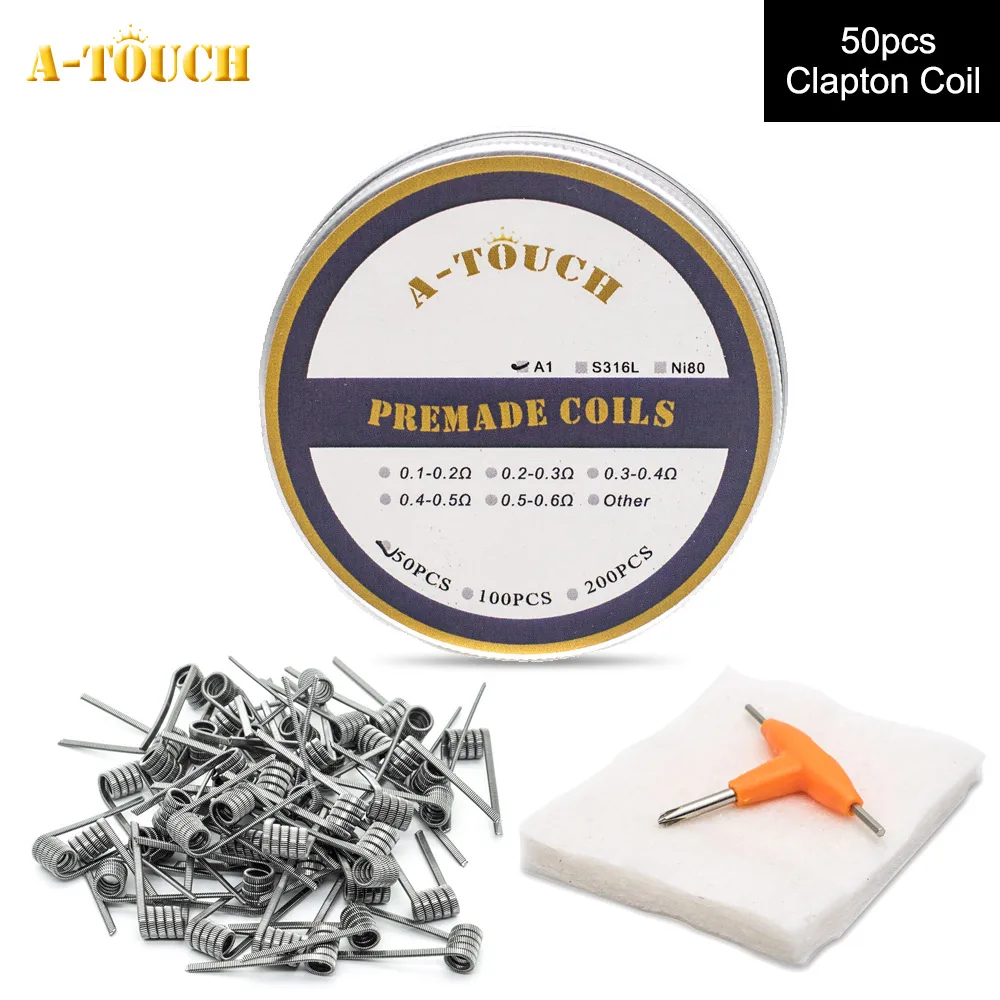 50 шт./лот оригинальный A-touch A1 SS316L нагревательной проволоки DIY электронная