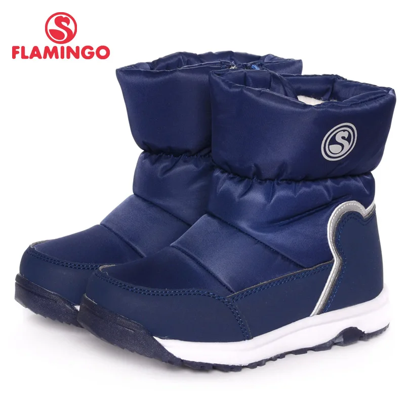 

FLAMINGO 2017 new collection winter fashion snow boots with wool quality anti-slip kids shoes W6NQ020/022/024