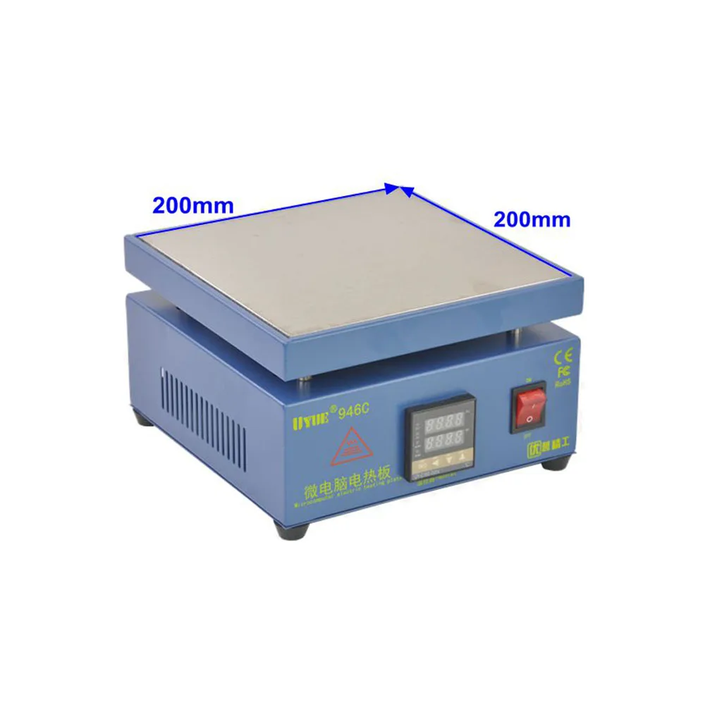Электронные пластины станция предварительного нагрева для печатной платы SMD подогреватель BGA цифровой термостат платформа