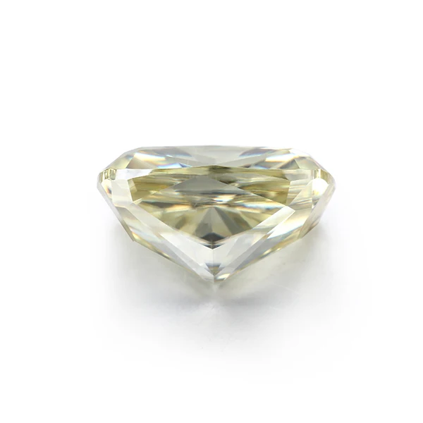 6 Carat 9*12mm Yellow Color Long Cushion Crushed Ice Cut Moissanites Loose Stone Lab Diamonds For Jewelry