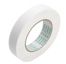 5 PCS 5m x 12mm High Quality White Strong Double Sided Sticky Tape FORCE Foam Double Faced Adhesive Craft Padded Mounting