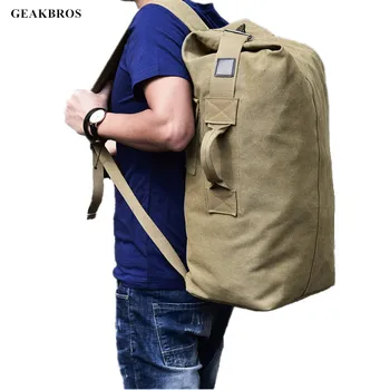 

Large Capacity Molle Camo Tactical Backpack Military Army Bags Hiking Camping Backpack Travel Canvas Bucket Shoulder Sports Bag