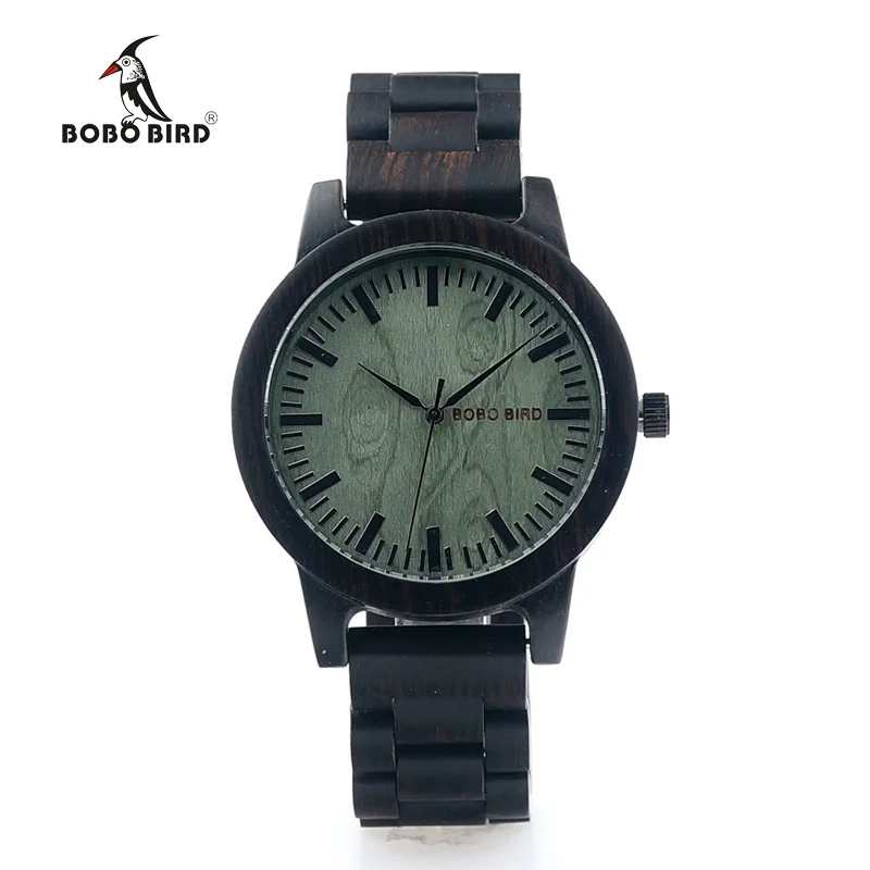 BOBO BIRD M04 Wooden Men Watch Analog Quartz Movement Lightweight Vintage Wooden Watch With Gift Box